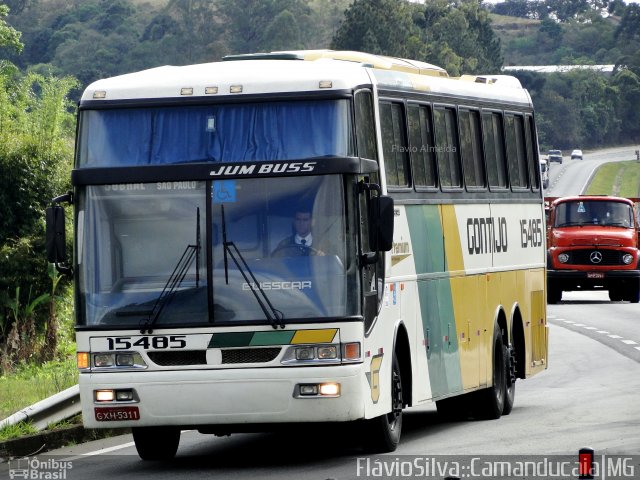 Empresa Gontijo de Transportes 15485 na cidade de Camanducaia, Minas Gerais, Brasil, por Flávio Almeida. Número da foto: #606005.