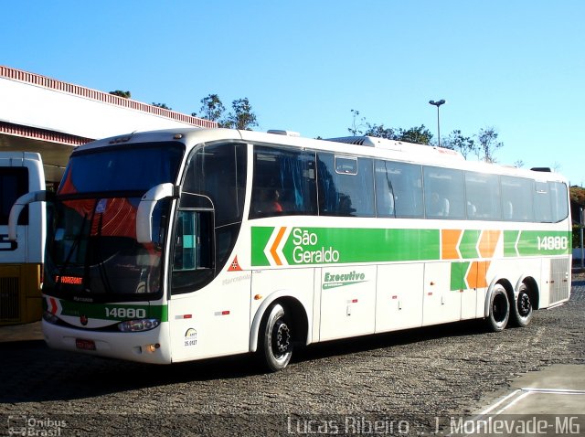 Cia. São Geraldo de Viação 14880 na cidade de João Monlevade, Minas Gerais, Brasil, por Lucas  Ribeiro. Número da foto: #605156.