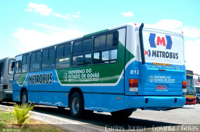 Metrobus 812 na cidade de Goiânia, Goiás, Brasil, por Carlos Júnior. ID da foto: 645420.