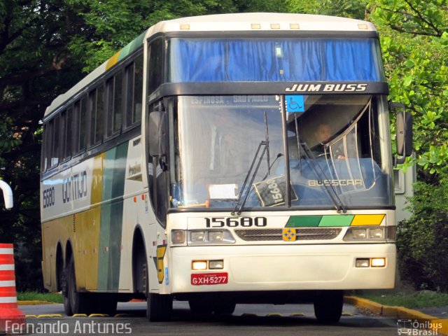 Empresa Gontijo de Transportes 15680 na cidade de São Paulo, São Paulo, Brasil, por Fernando Antunes. Número da foto: #646344.