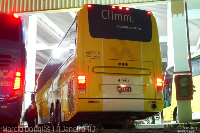 Viação Itapemirim 44901 na cidade de Rio de Janeiro, Rio de Janeiro, Brasil, por Márcio Douglas Ribeiro Venino. ID da foto: 644926.