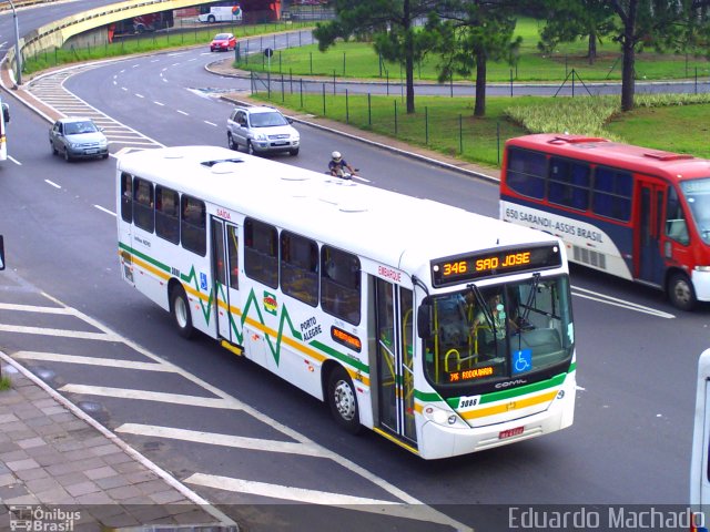 Sudeste Transportes Coletivos 3086 na cidade de Porto Alegre, Rio Grande do Sul, Brasil, por Eduardo Machado. Número da foto: #644846.