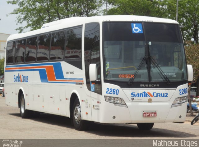 VUSC - Viação União Santa Cruz 2260 na cidade de Santa Cruz do Sul, Rio Grande do Sul, Brasil, por Matheus Etges. Número da foto: #661794.