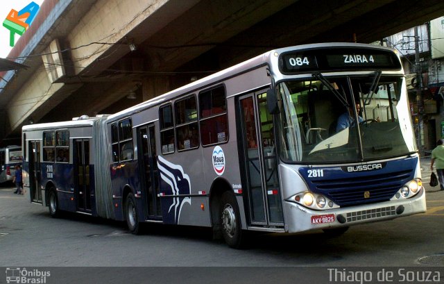 Leblon Transporte de Passageiros Mauá 2811 na cidade de Mauá, São Paulo, Brasil, por Thiago de Souza. ID da foto: 660488.