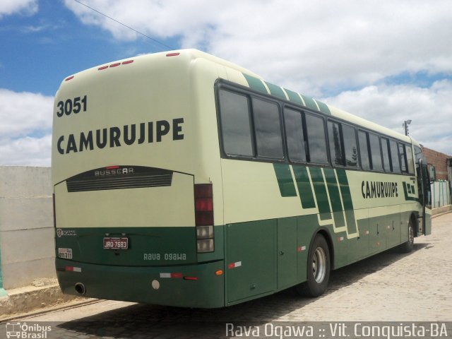Auto Viação Camurujipe 3051 na cidade de Vitória da Conquista, Bahia, Brasil, por Rava Ogawa. Número da foto: #661336.
