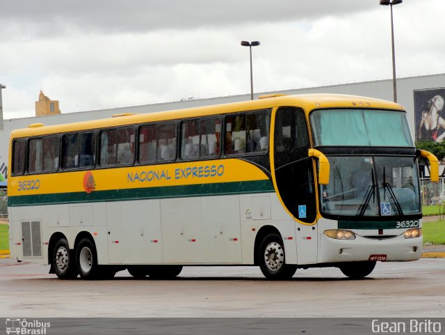 Nacional Expresso 36320 na cidade de Goiânia, Goiás, Brasil, por Gean Brito. ID da foto: 660334.