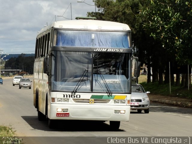 Empresa Gontijo de Transportes 11160 na cidade de Vitória da Conquista, Bahia, Brasil, por Cleber Bus. ID da foto: 661867.