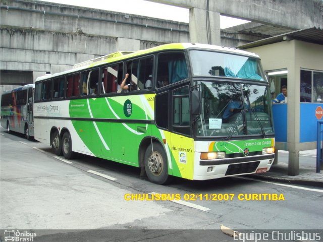 Expresso Princesa dos Campos 4651 na cidade de Curitiba, Paraná, Brasil, por Paulo Roberto Chulis. Número da foto: #661607.