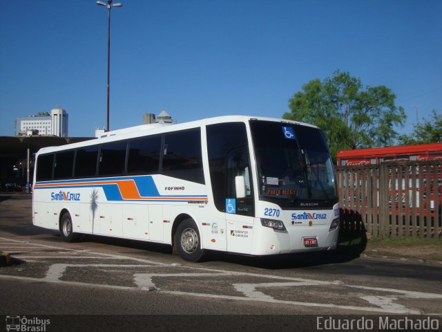 VUSC - Viação União Santa Cruz 2270 na cidade de Porto Alegre, Rio Grande do Sul, Brasil, por Eduardo Machado. ID da foto: 661861.