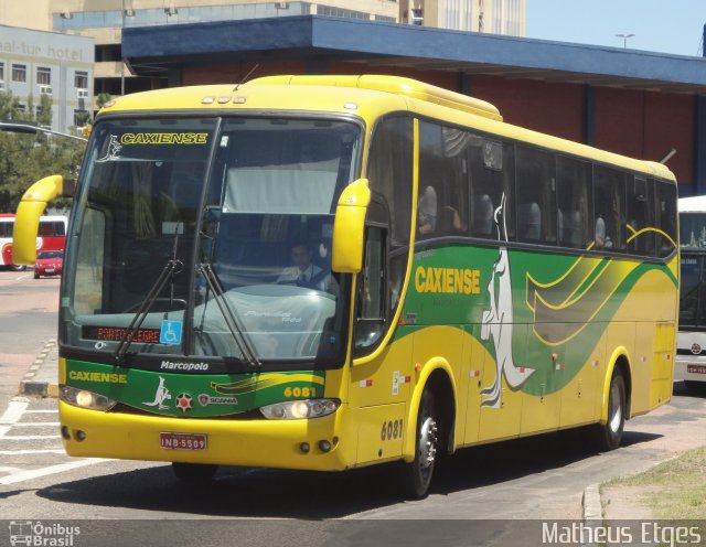 Expresso Caxiense 6081 na cidade de Porto Alegre, Rio Grande do Sul, Brasil, por Matheus Etges. Número da foto: #664406.