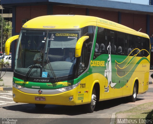 Expresso Caxiense 7021 na cidade de Porto Alegre, Rio Grande do Sul, Brasil, por Matheus Etges. ID da foto: 664427.