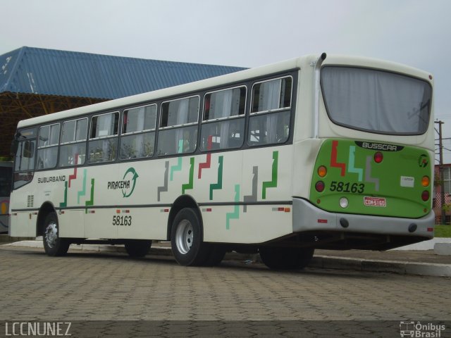 Viação Piracema de Transportes 58163 na cidade de São Miguel Arcanjo, São Paulo, Brasil, por Luis Nunez. Número da foto: #664199.