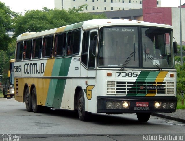 Empresa Gontijo de Transportes 7385 na cidade de São Paulo, São Paulo, Brasil, por Fábio Barbano. ID da foto: 665081.