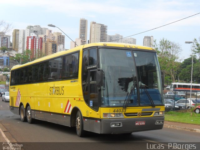 Viação Itapemirim 44033 na cidade de Ribeirão Preto, São Paulo, Brasil, por Lucas Borges . Número da foto: #665583.