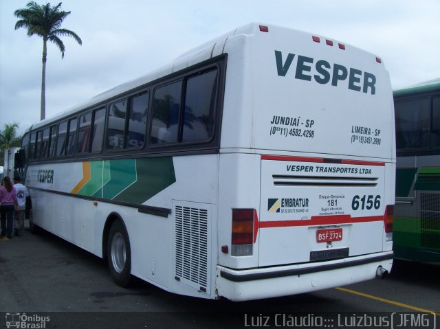 Vesper Transportes 6156 na cidade de Aparecida, São Paulo, Brasil, por Luiz Krolman. ID da foto: 666645.