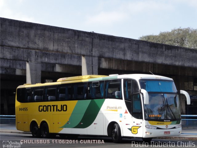 Empresa Gontijo de Transportes 14455 na cidade de Curitiba, Paraná, Brasil, por Paulo Roberto Chulis. Número da foto: #666539.