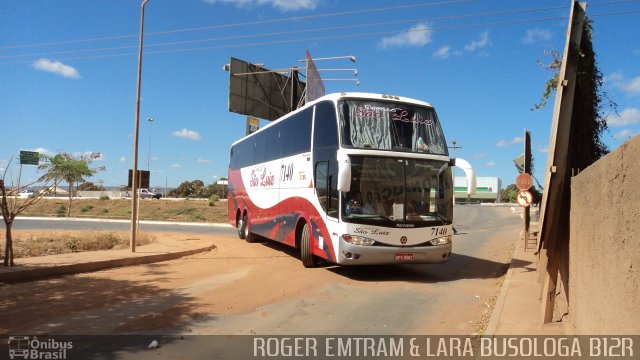 Expresso São Luiz 7140 na cidade de Barreiras, Bahia, Brasil, por Roger Emtram & Lara Busologa. Número da foto: #667033.