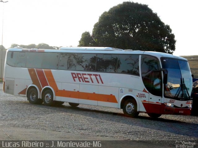 Viação Pretti 5000 na cidade de João Monlevade, Minas Gerais, Brasil, por Lucas  Ribeiro. Número da foto: #665845.