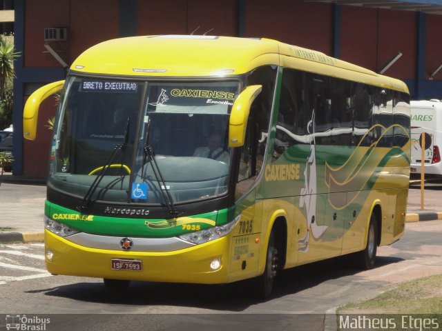 Expresso Caxiense 7035 na cidade de Porto Alegre, Rio Grande do Sul, Brasil, por Matheus Etges. ID da foto: 666550.