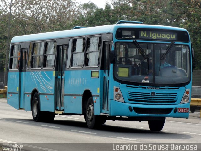 Viação Normandy do Triângulo RJ 155.047 na cidade de Nova Iguaçu, Rio de Janeiro, Brasil, por Leandro de Sousa Barbosa. Número da foto: #665478.