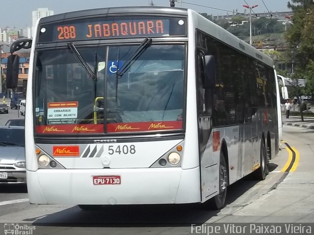 Metra - Sistema Metropolitano de Transporte 5408 na cidade de Diadema, São Paulo, Brasil, por Felipe Vitor Paixão Vieira. ID da foto: 667167.