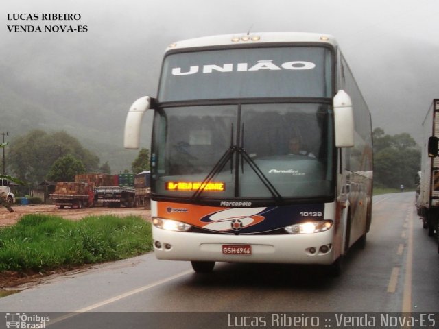 Expresso União 10139 na cidade de Venda Nova do Imigrante, Espírito Santo, Brasil, por Lucas  Ribeiro. Número da foto: #667875.