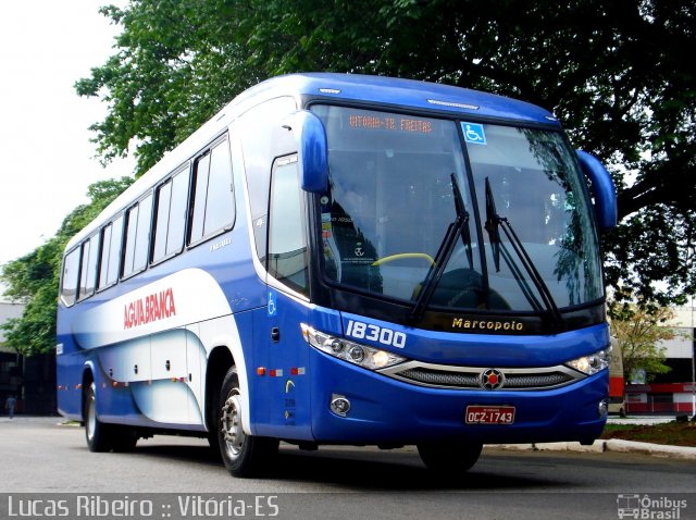 Viação Águia Branca 18300 na cidade de Vitória, Espírito Santo, Brasil, por Lucas  Ribeiro. Número da foto: #667905.