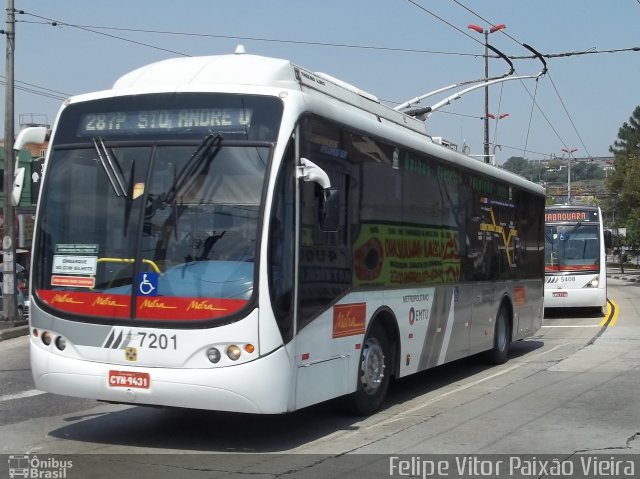 Metra - Sistema Metropolitano de Transporte 7201 na cidade de Diadema, São Paulo, Brasil, por Felipe Vitor Paixão Vieira. ID da foto: 667180.