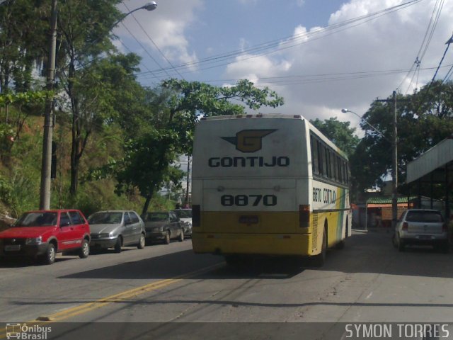 Empresa Gontijo de Transportes 8870 na cidade de Belo Horizonte, Minas Gerais, Brasil, por Symon Torres. ID da foto: 668510.