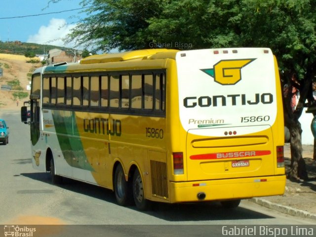 Empresa Gontijo de Transportes 15860 na cidade de Jequié, Bahia, Brasil, por Gabriel Bispo. ID da foto: 667953.