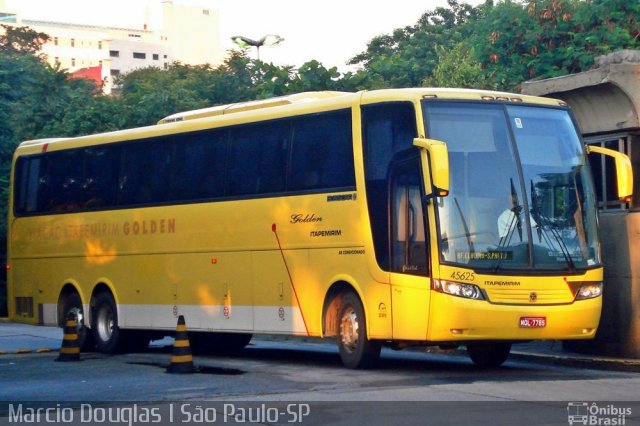 Viação Itapemirim 45625 na cidade de São Paulo, São Paulo, Brasil, por Márcio Douglas Ribeiro Venino. Número da foto: #669146.