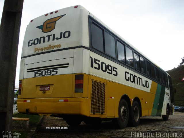 Empresa Gontijo de Transportes 15095 na cidade de João Monlevade, Minas Gerais, Brasil, por Philippe Almeida. ID da foto: 670559.