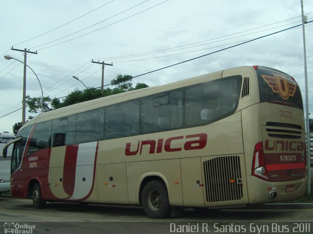 Transportes Única Petrópolis RJ 163.070 na cidade de Goiânia, Goiás, Brasil, por Daniel Rocha dos Santos. Número da foto: #669272.
