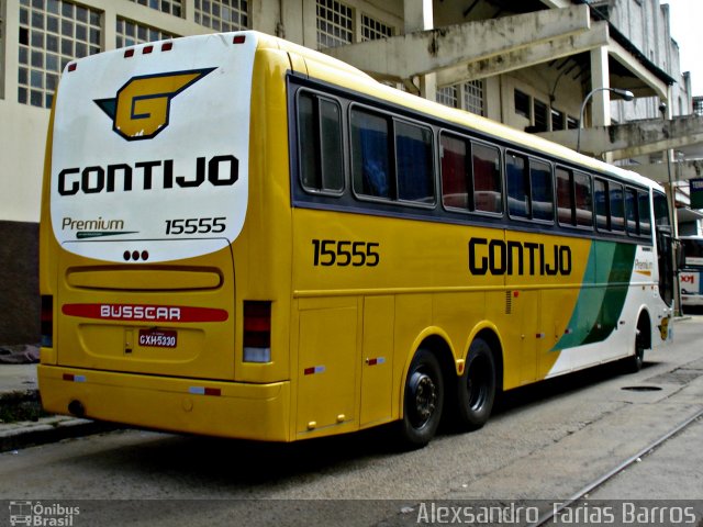 Empresa Gontijo de Transportes 15555 na cidade de Rio de Janeiro, Rio de Janeiro, Brasil, por Alexsandro  Farias Barros. Número da foto: #669396.