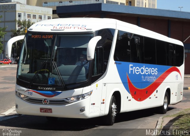 Expresso Frederes > Frederes Turismo 118 na cidade de Porto Alegre, Rio Grande do Sul, Brasil, por Matheus Etges. Número da foto: #669491.