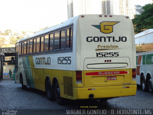 Empresa Gontijo de Transportes 15255 na cidade de Belo Horizonte, Minas Gerais, Brasil, por Wagner Gontijo Várzea da Palma-mg. ID da foto: 669627.