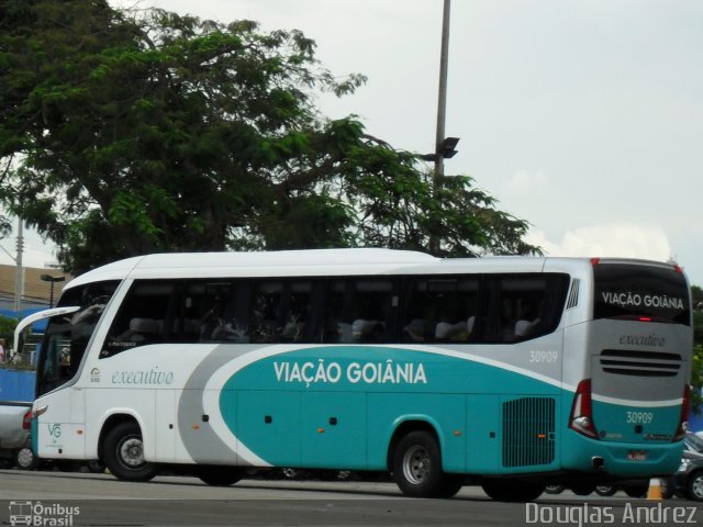 Viação Goiânia 30909 na cidade de Goiânia, Goiás, Brasil, por Douglas Andrez. ID da foto: 671563.