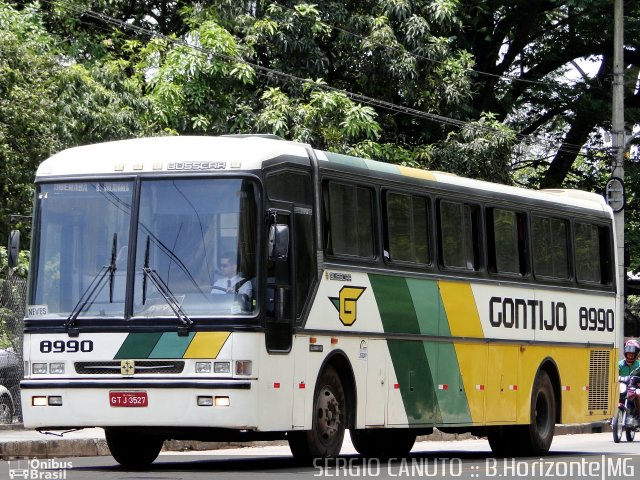 Empresa Gontijo de Transportes 8990 na cidade de Belo Horizonte, Minas Gerais, Brasil, por Sérgio Augusto Braga Canuto. ID da foto: 674578.