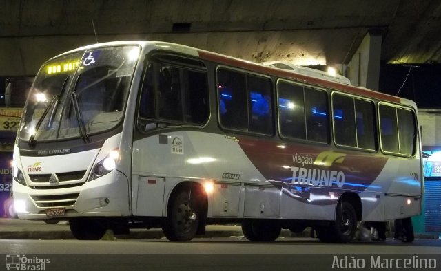 Viação Triunfo 1124 na cidade de Belo Horizonte, Minas Gerais, Brasil, por Adão Raimundo Marcelino. Número da foto: #674409.