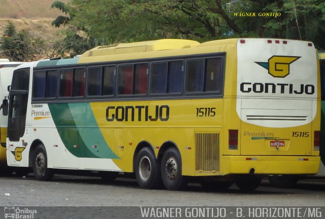 Empresa Gontijo de Transportes 15115 na cidade de Belo Horizonte, Minas Gerais, Brasil, por Wagner Gontijo Várzea da Palma-mg. Número da foto: #674593.