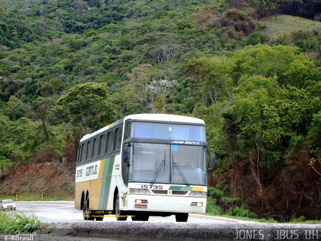 Empresa Gontijo de Transportes 15735 na cidade de Caeté, Minas Gerais, Brasil, por Jones Bh. ID da foto: 673240.