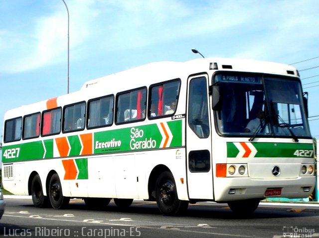 Cia. São Geraldo de Viação 4227 na cidade de Serra, Espírito Santo, Brasil, por Lucas  Ribeiro. Número da foto: #675211.