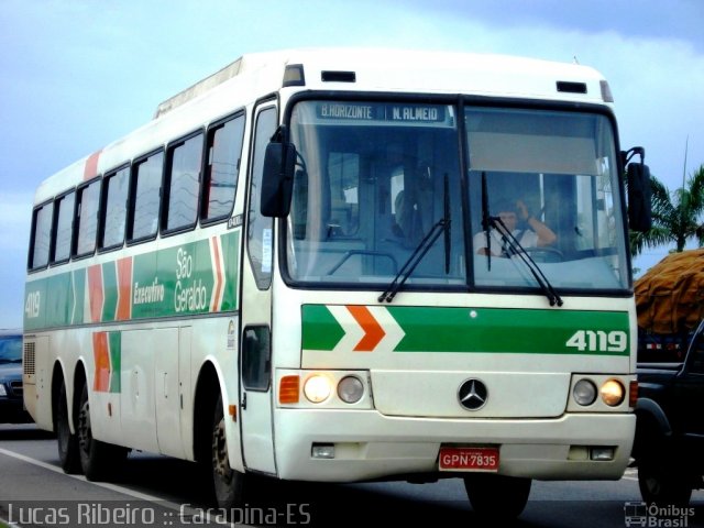 Cia. São Geraldo de Viação 4119 na cidade de Serra, Espírito Santo, Brasil, por Lucas  Ribeiro. Número da foto: #675197.