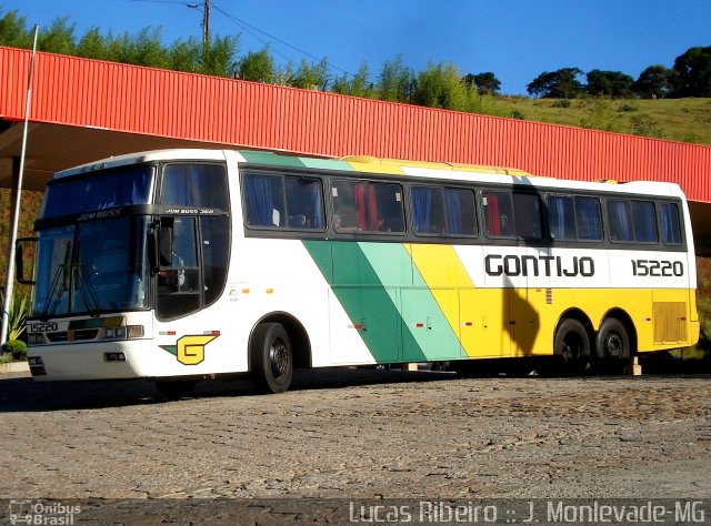 Empresa Gontijo de Transportes 15220 na cidade de João Monlevade, Minas Gerais, Brasil, por Lucas  Ribeiro. ID da foto: 675226.