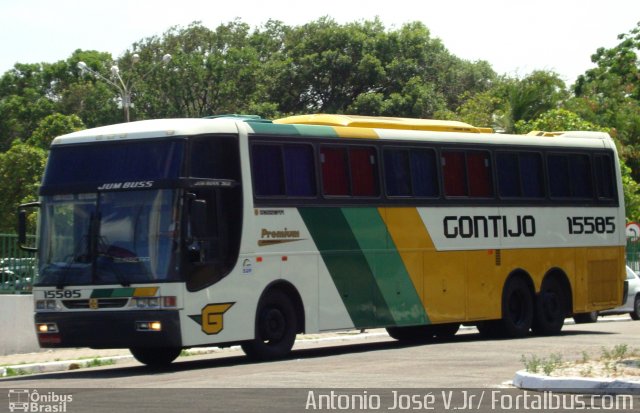 Empresa Gontijo de Transportes 15585 na cidade de Fortaleza, Ceará, Brasil, por Antonio José. ID da foto: 674761.