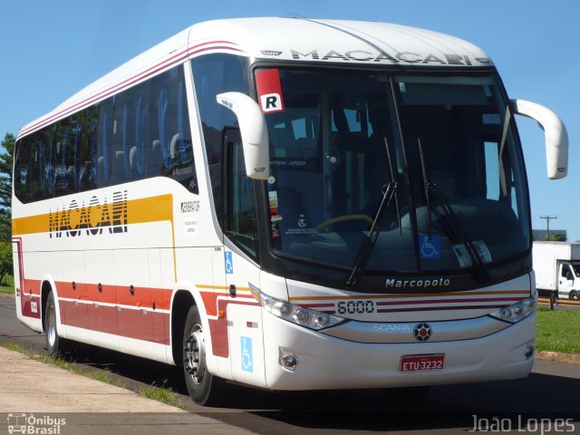 Auto Ônibus Macacari 6000 na cidade de Jaú, São Paulo, Brasil, por João Guilherme Lopes. ID da foto: 675000.