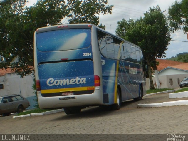 Viação Cometa 2284 na cidade de São Miguel Arcanjo, São Paulo, Brasil, por Luis Nunez. ID da foto: 677660.