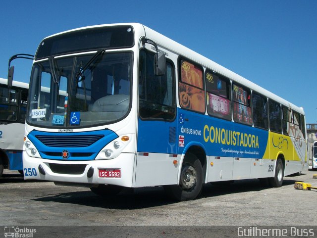 Viação Nossa Senhora Conquistadora 250 na cidade de Pelotas, Rio Grande do Sul, Brasil, por Jose  Fernando. ID da foto: 676915.