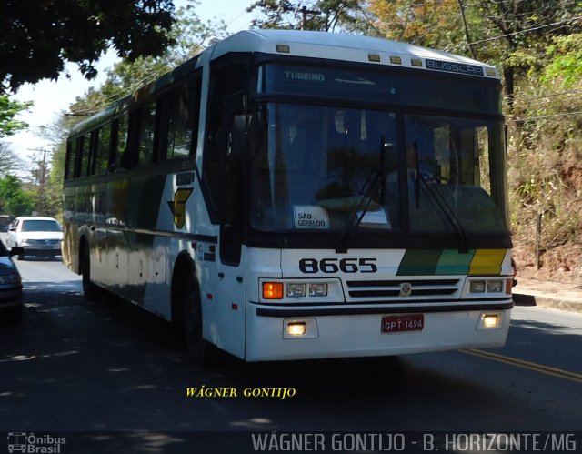 Empresa Gontijo de Transportes 8665 na cidade de Belo Horizonte, Minas Gerais, Brasil, por Wagner Gontijo Várzea da Palma-mg. ID da foto: 677490.