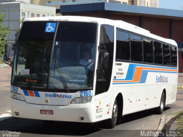 VUSC - Viação União Santa Cruz 2160 na cidade de Porto Alegre, Rio Grande do Sul, Brasil, por Matheus Etges. Número da foto: #677783.